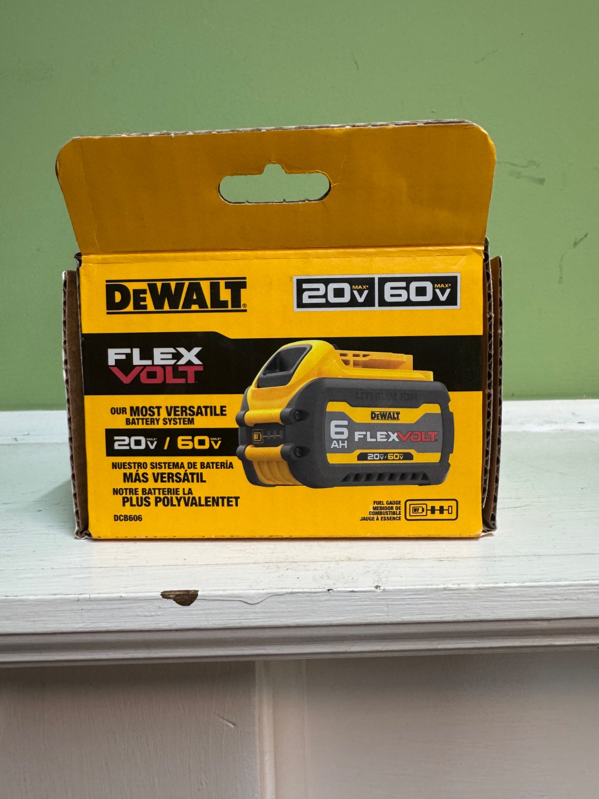Dewalt flexvolt battery 6.0