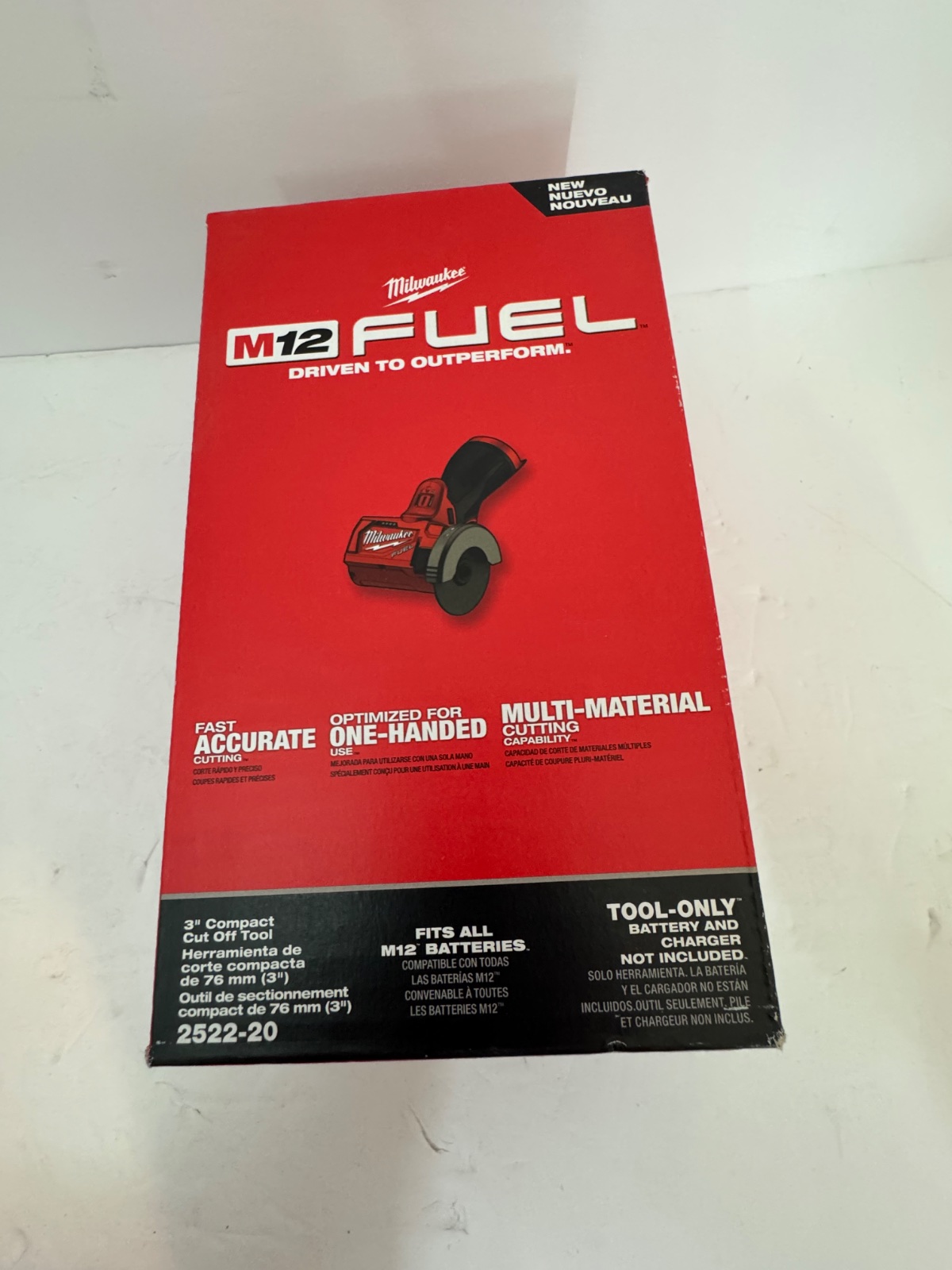 M12 FUEL 12V Lithium-Ion Brushless Cordless 3 in. Cut Off Saw (Tool-Only)