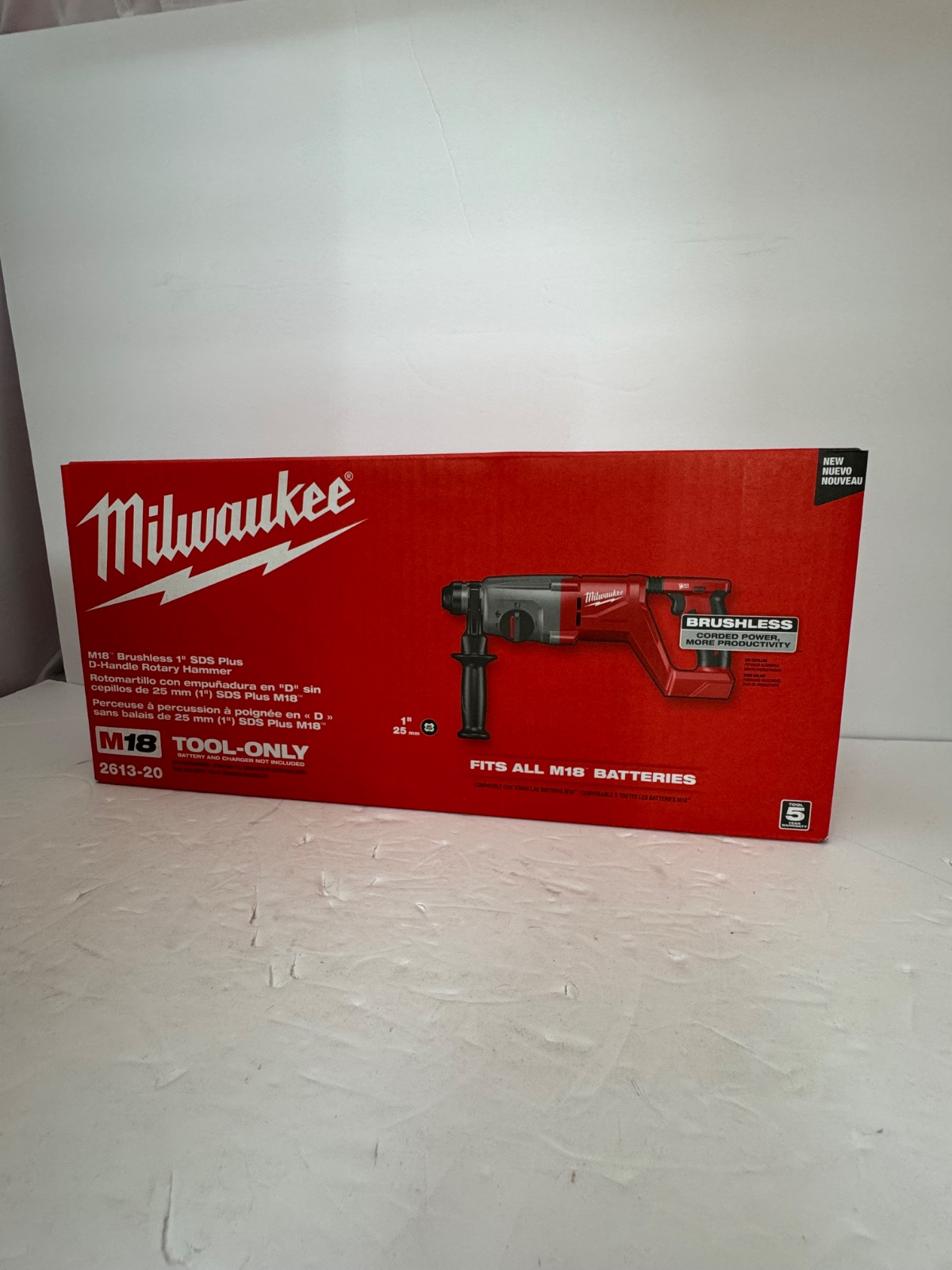 M18 18V Lithium-Ion Brushless Cordless 1 in. SDS-Plus D-Handle Rotary Hammer (Tool-Only)