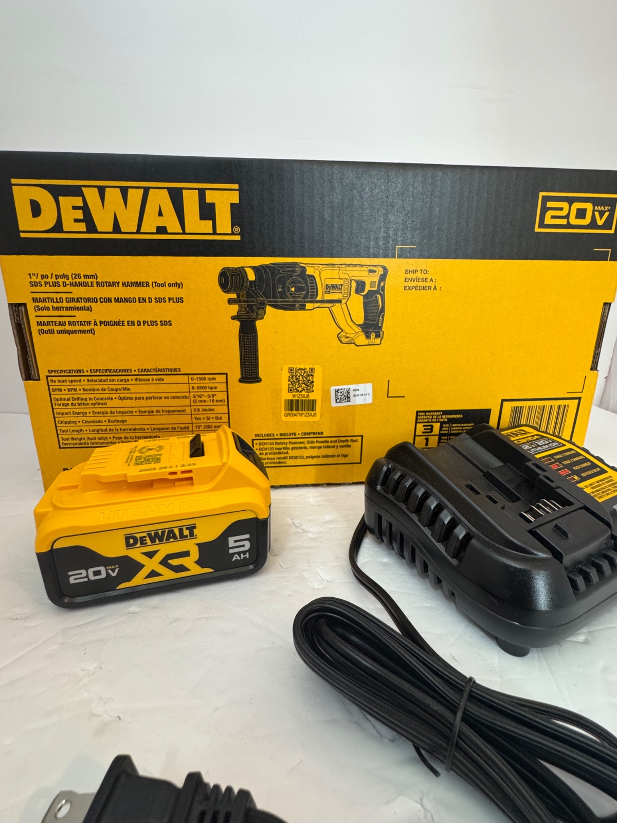 Dewalt rotary hammer combo kit